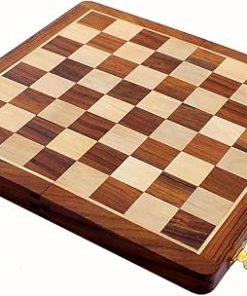 StonKraft 14-Inch Wooden Chess Board for Professional Chess Players
