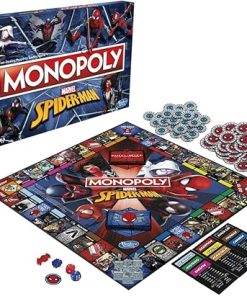 Monopoly Spider-Man Board Game for Fun Family Game Nights 2