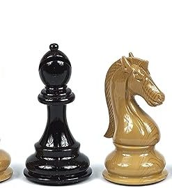 Columbus Park Chess Set with Leatherette Board for Easy Play 2
