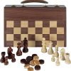Chess Draughts Backgammon Game Set in Carry Case Compudid FD100616