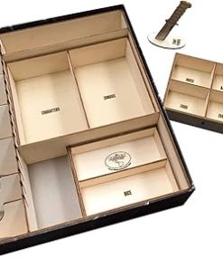 Dead of Winter Board Game Organizer – Wooden Storage Box with Trays