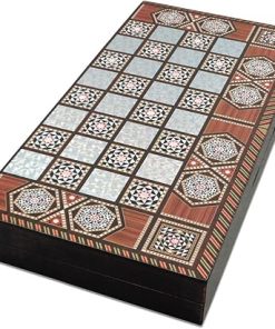 Turkish Backgammon Board Game 19 Inch Magnetic Folding Set Portable
