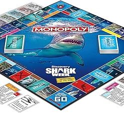 Monopoly Shark Week Predators of the Deep Game for Family Fun