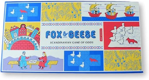 Scandinavian Fox and Geese Abstract Strategy Board Game for Prediction