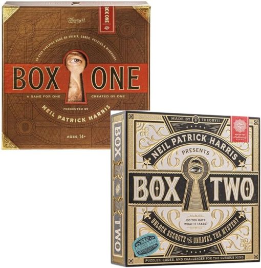 Neil Patrick Harris Theory11 Box ONE and Box Two Puzzle Game Bundle