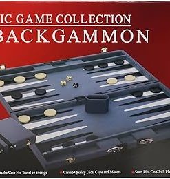 21 Inch Backgammon Attache Case for Portable Play and Storage 2