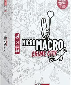 MicroMacro Crime City Game by MS Edizioni – Captivating Mystery Adventure