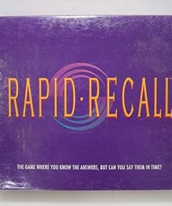 Fast Fun Recall Board Game for Quick and Easy Family Play