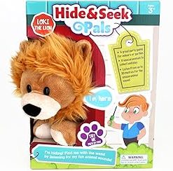 R&R Games Hide and Seek Pals Loki the Lion Family Board Game