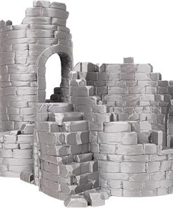 Castle Tower Ruin Tabletop Terrain for Fantasy Wargames and RPGs