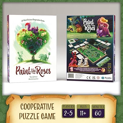 Play Paint the Roses Board Game | Cooperative Strategy for 2 to 5 Players 2 Play Paint the Roses Board Game | Cooperative Strategy for 2 to 5 Players - Image 2