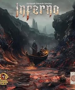 Grand Gamers Guild Inferno Worker Placement Game for 1 to 4 Players