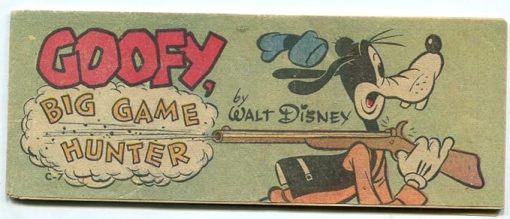 Goofy Big Game Hunter Wheaties Giveaways Comic C7 Review