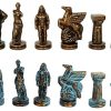 Bronze Cycladic Art Small Chess Set Without Chess Board 4