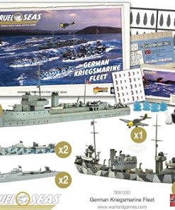 German Kriegsmarine Fleet 1:300 WWII Naval Wargaming Plastic Model Kit