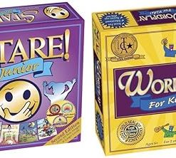 Dynamic Duo Board Game Bundle for Kids – Stare Junior and Wordplay