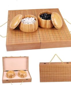 19×19 Go Game Set High Grade Gift Box with Melamine Stones and Bowls