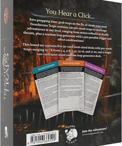 Treacherous Traps Boxed Set – 350 Tarot Sized 5e RPG Trap Cards 2