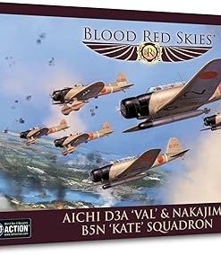 Warlord Blood Red Skies Aichi D3A Val Nakajima B5N Kate WWII Game