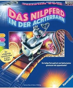 Ravensburger Nilpferd in der Achterbahn Family Board Game for 3-12 Players
