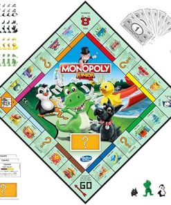 Monopoly Junior Board Game for Kids 2-4 Players Fun Family Game 2