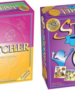 Double Play Visual Board Game Bundle for Family Game Night Fun