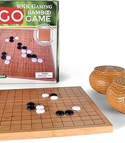 Beginner Go Game Set with Reversible Bamboo 13×13 and 9×9 Board
