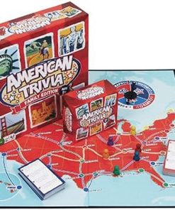 American Trivia Family Edition Board Game by Outset Media for Family Fun 2