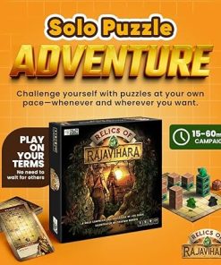 Relics of Rajavihara – Solo Puzzle Adventure with 50 Challenges for All Ages 2