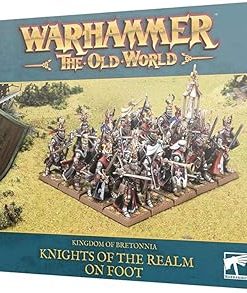 Knights of The Realm on Foot in Warhammer The Old World Bretonnia