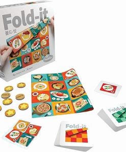 ThinkFun Fold-It Brainteaser Challenge Game with Soft Cloth Design