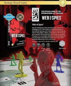 Golden Bell Studios Web of Spies Board Game for 2-4 Players Ages 10+ 2