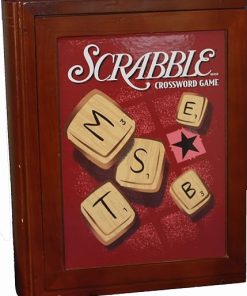 Parker Brothers Vintage Scrabble Game Collection in Wooden Book Box