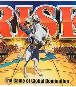 Risk Board Game 1998 Edition by Parker Brothers with Army Pieces