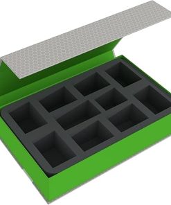 Feldherr Magnetic Box Green for Kill Team Genestealers Storage Solution 2