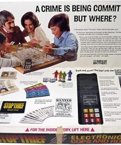 Vintage Stop Thief Electronic Board Game Cops and Robbers 1980 2