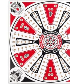Rustik BJR000129 Tock Game for 6 Players in Multicolor Design 2