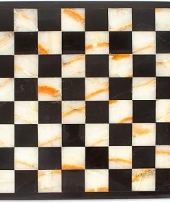 NOVICA Hand Crafted Marble Stone Black and Green Chess Set, ‘Verdant Challenge’ 2