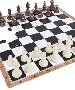 Dubrovnik Zagreb Chess Set – 20 Inch Board with 3.25 Inch Chessmen