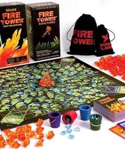 Deluxe Fire Tower Board Game with Rising Flames Expansion Bundle 2