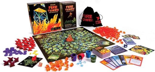 Deluxe Fire Tower Board Game with Rising Flames Expansion Bundle - Image 2
