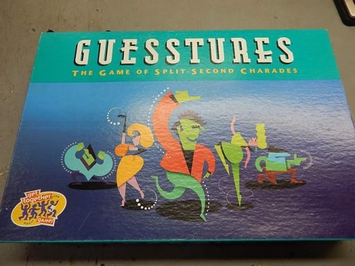 Guesstures First Edition - Fun Split-Second Charades Game for All
