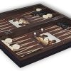 Classic Wooden Backgammon Set for Adults Kids Magnetic Folding Board 4