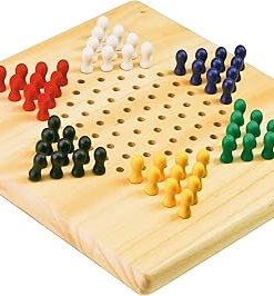 Multicoloured Chinese Checkers Game in Cardboard Box 40219 2