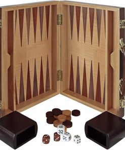 Chess Draughts Backgammon Game Set in Carry Case Compudid FD100616 2