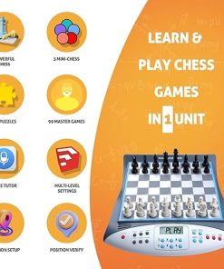 Talking Chess Master Electronic Chess Set with 2000 ELO Rating for Strategy 2