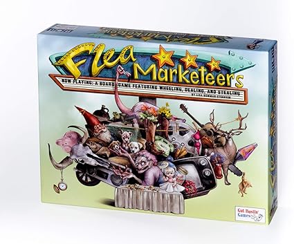 Gut Bustin’ Games Flea Marketeers Board Game Gut Bustin' Games Flea Marketeers Board Game