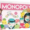 Monopoly Squishmallows Collector Edition Cam Cat Plush Game for 6 Players