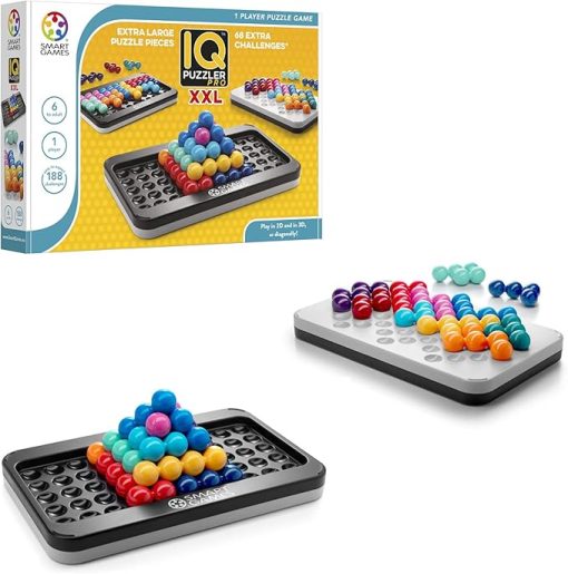SmartGames IQ Puzzler Pro XXL Extra Large Puzzle Game with 188 Challenges