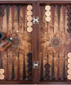 Muba Avalon Backgammon Set Foldable 20.5 Inch Classic Board Game 2